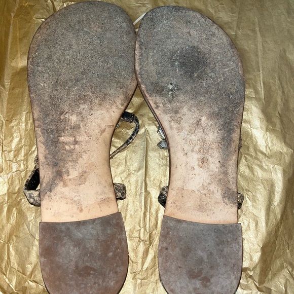 Giuseppe Zanotti crystal sandals size 37 bought in 2003 BARNEYS NY - Picture 6 of 9